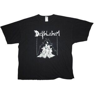 Dethlehem "Roll for Initiative" Black Short Sleeve T-Shirt 2XL Pittsburgh Metal